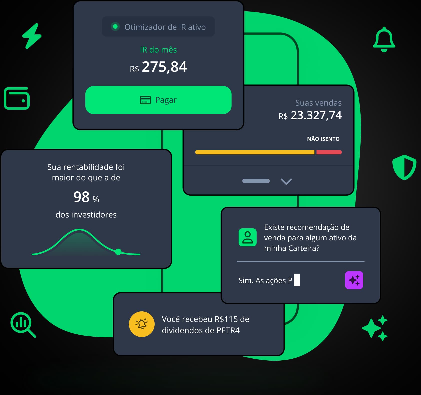 Funcionalidades principais